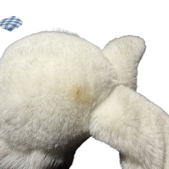 Kellytoy Easter Bunny Plush Stuffed Animal Blue Outfit Vintage 14" - Picture 9 of 10